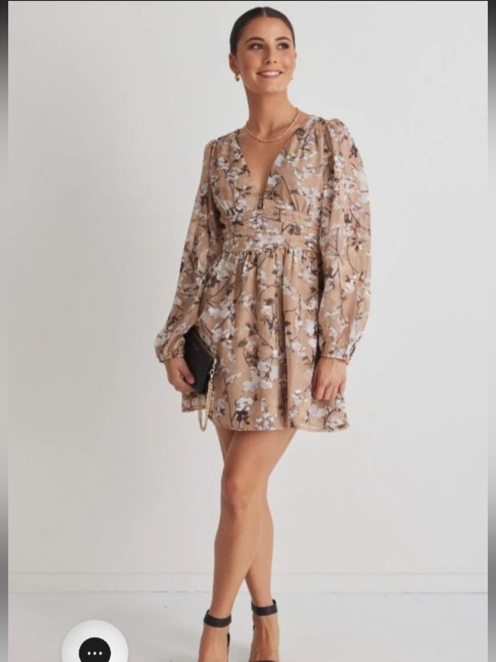 NWT Among the Brave long sleeve floral dress